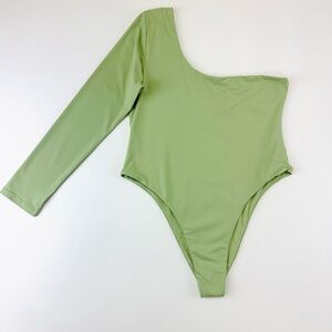 Toast Swim NEW bodysuit swimsuit XL Australia one shoulder sleeve one piece